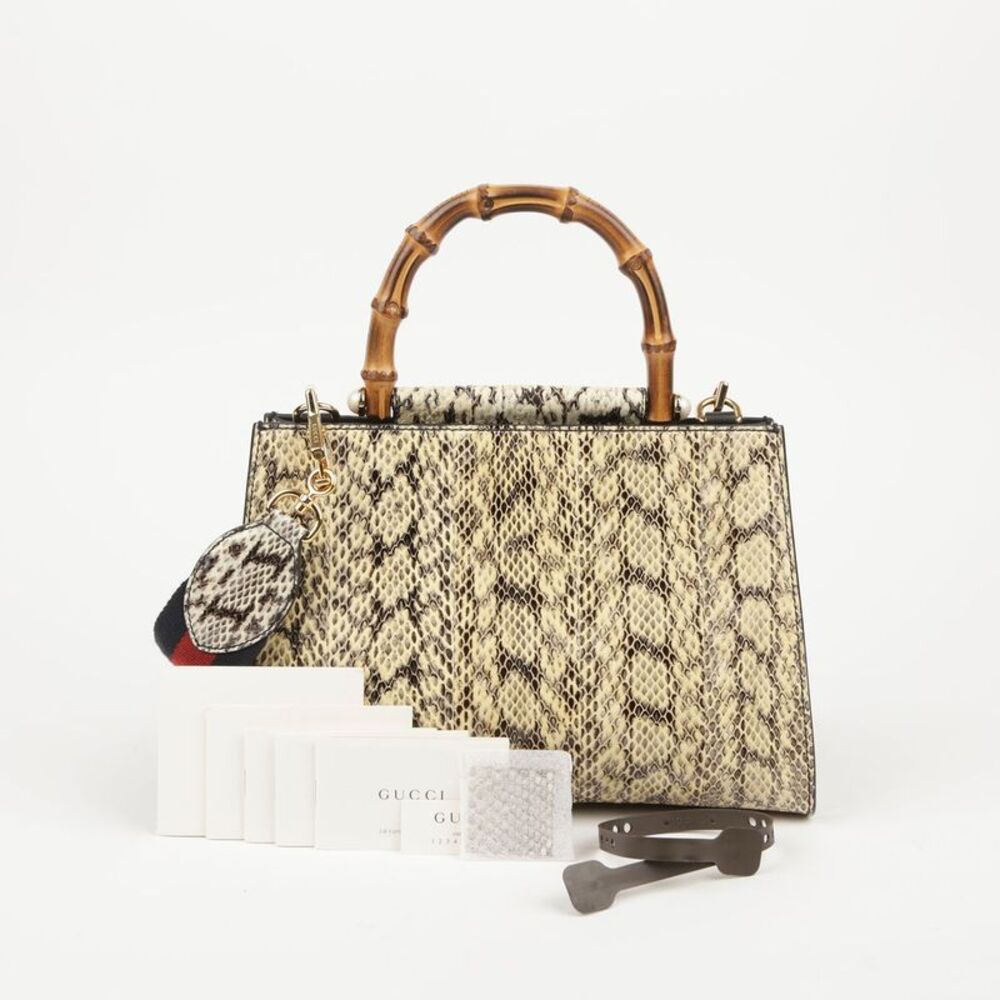 Nympheas Bamboo Tote And Shoulder Bag